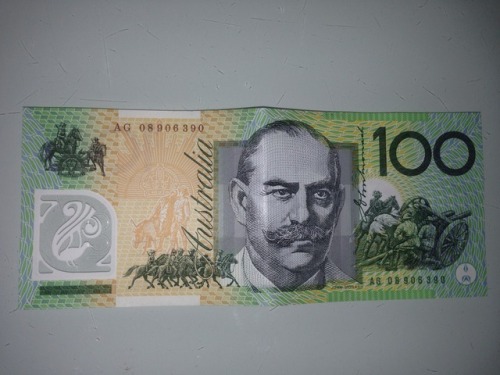 $100 bill